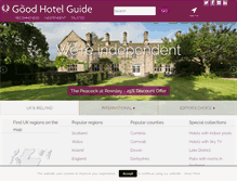Tablet Screenshot of goodhotelguide.com